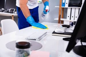 hire an office building cleaning company